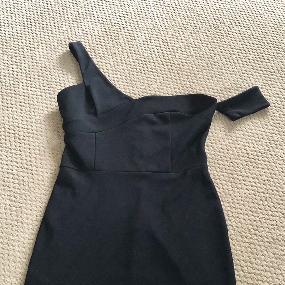 Foreign Exchange Black Mini Dress Large - Picture 4 of 6